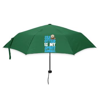 Seeotter - Regenschirm (klein) - Flaschengrün - Vorne