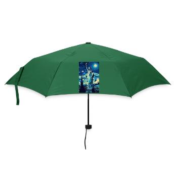 New York - Regenschirm (klein) - Flaschengrün - Vorne