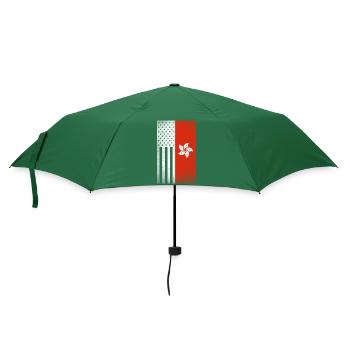 Hongkong-Design für stolze Hongkong-Amerikaner - Regenschirm (klein) - Flaschengrün - Vorne