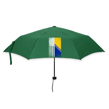 Bosnien Herzegowina Design für bosnisch Amerikaner - Regenschirm (klein) - Flaschengrün - Vorne