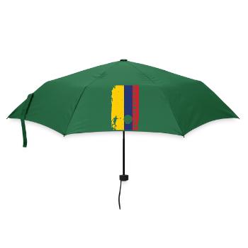 Kolumbien Tejo Nationalmannschaft Championship - Regenschirm (klein) - Flaschengrün - Vorne