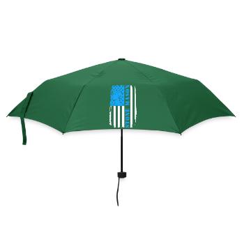 Handwerker Stein Steine Kunst - Regenschirm (klein) - Flaschengrün - Vorne