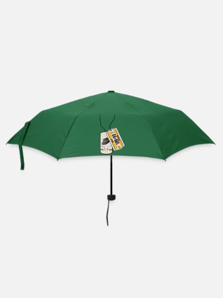 Erkennungsmarke TEXAS - Regenschirm (klein) - Flaschengrün