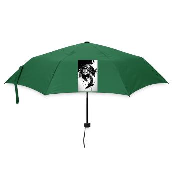 Ruhige Schildkröten - Regenschirm (klein) - Flaschengrün - Vorne