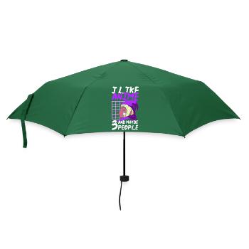 Manga Japan Comic Nerd - Regenschirm (klein) - Flaschengrün - Vorne