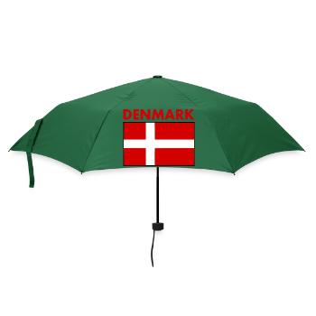 Dänemark - Regenschirm (klein) - Flaschengrün - Vorne