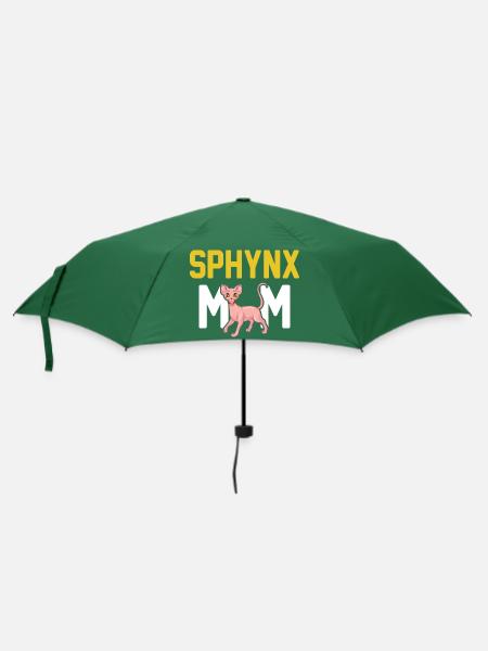 Sphynx Cat 2 - Regenschirm (klein) - Flaschengrün