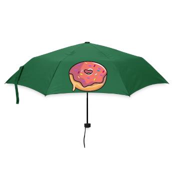 Donut - Regenschirm (klein) - Flaschengrün - Vorne