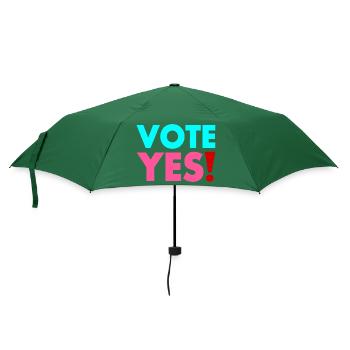 Vote yes - Regenschirm (klein) - Flaschengrün - Vorne