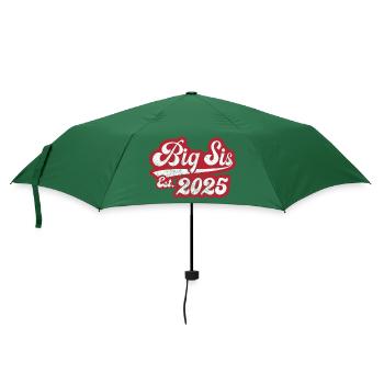 Big Sis Est 2025 - Regenschirm (klein) - Flaschengrün - Vorne