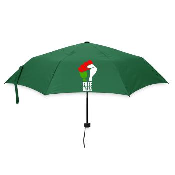 Free gaza - Regenschirm (klein) - Flaschengrün - Vorne