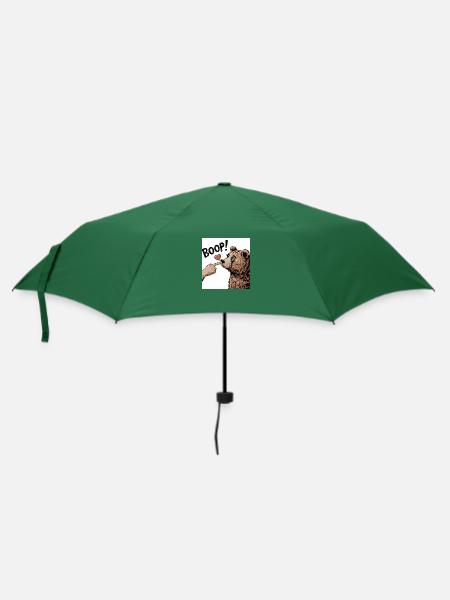 BÄRENLIEBE - Regenschirm (klein) - Flaschengrün