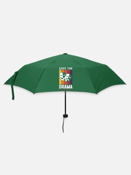Queen Krone Übertreiben - Regenschirm (klein) - Flaschengrün