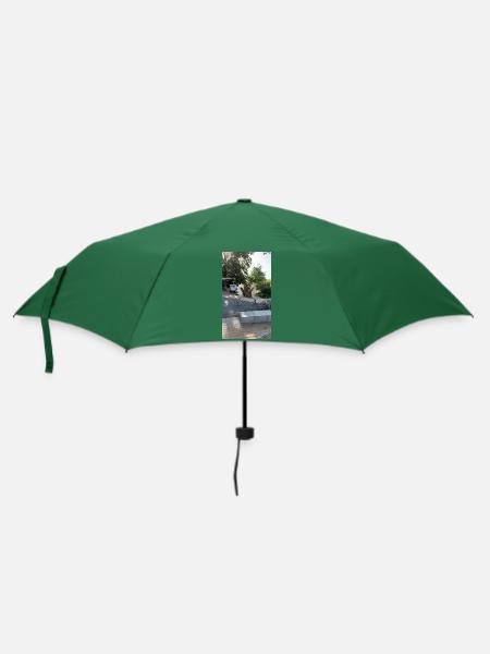 kunst seepferdchen - Regenschirm (klein) - Flaschengrün