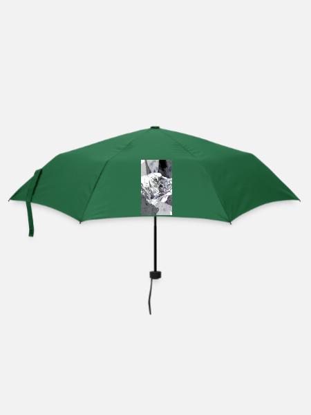 Dank lightX abstrakt - Regenschirm (klein) - Flaschengrün