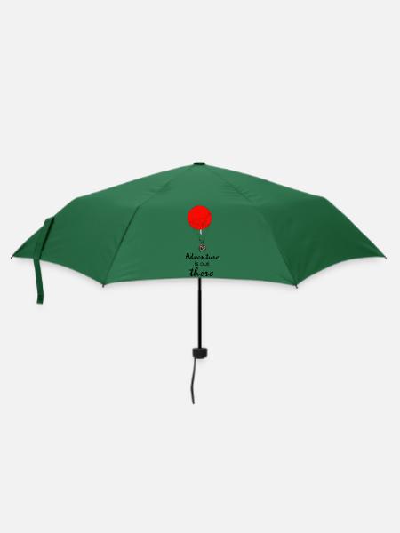Heißluftballon - Regenschirm (klein) - Flaschengrün