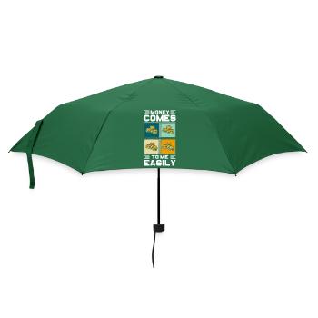 Erfolg Finanzen Geschenk - Regenschirm (klein) - Flaschengrün - Vorne