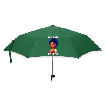 Melanin Queen Stolz Wurzeln Geschenk - Regenschirm (klein) - Flaschengrün - Vorne