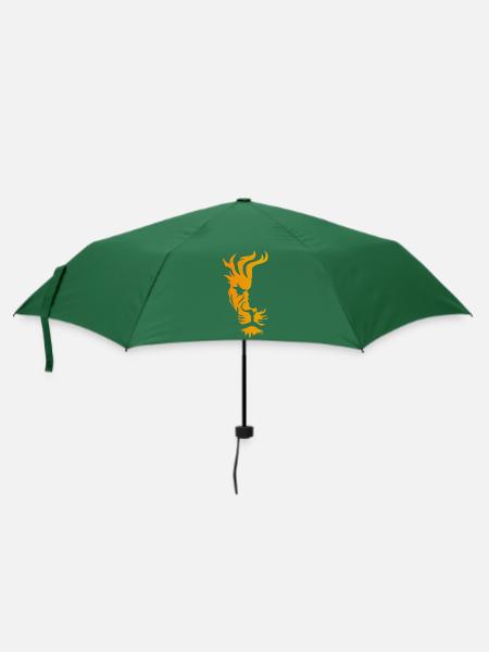 Löwin - Regenschirm (klein) - Flaschengrün