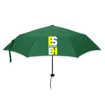 Es eskaliert eh - Regenschirm (klein) - Flaschengrün - Vorne
