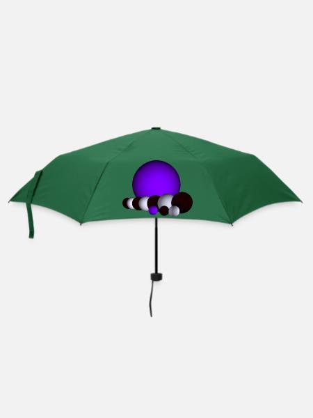 Spielerei mit Kugeln, - Regenschirm (klein) - Flaschengrün
