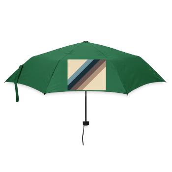 Vintage-Linien - Regenschirm (klein) - Flaschengrün - Vorne