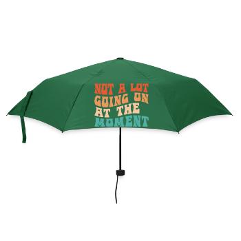 Im Groovy-Stil ist im Moment nicht viel los - Regenschirm (klein) - Flaschengrün - Vorne