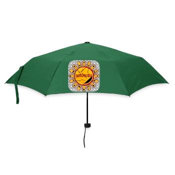 DORFKIND - Club WoW - Regenschirm (klein) - Flaschengrün - Vorne