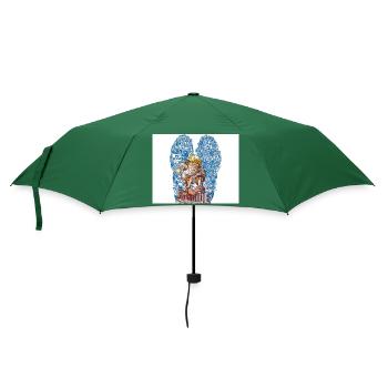 2 Original - Regenschirm (klein) - Flaschengrün - Vorne