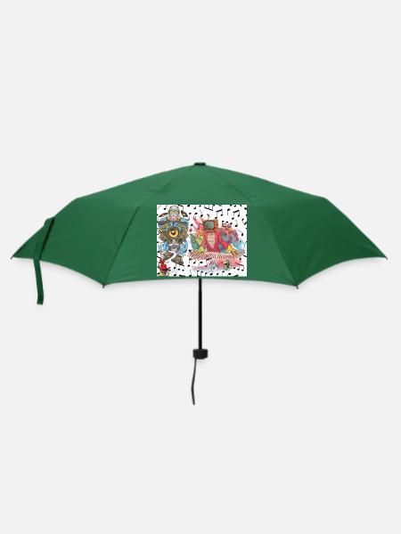 2 Original - Regenschirm (klein) - Flaschengrün