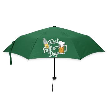 ERSTER VATERTAG - Regenschirm (klein) - Flaschengrün - Vorne