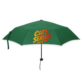 COZY SEASON - Regenschirm (klein) - Flaschengrün - Vorne