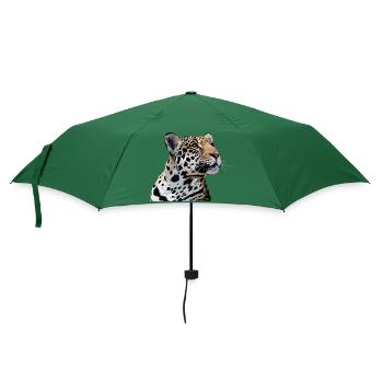 Jaguar - Regenschirm (klein) - Flaschengrün - Vorne