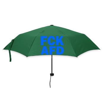 Fck afd - Regenschirm (klein) - Flaschengrün - Vorne