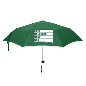 Urlauber - Regenschirm (klein) - Flaschengrün - Vorne