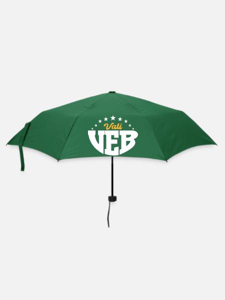 VEB Vati DDR Geschenk - Regenschirm (klein) - Flaschengrün