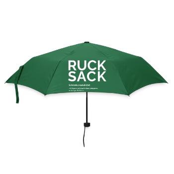 Rucksack Definition - Regenschirm (klein) - Flaschengrün - Vorne