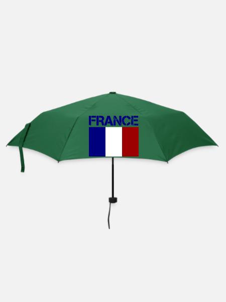 france - Regenschirm (klein) - Flaschengrün