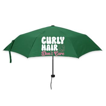 Lockiges Haar Afro Locken Natürliches Haar - Regenschirm (klein) - Flaschengrün - Vorne