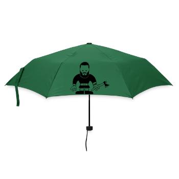 Lumberjack Holzfäller - Regenschirm (klein) - Flaschengrün - Vorne