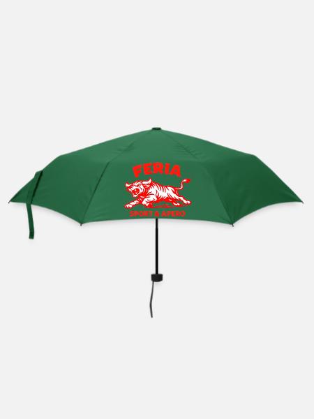 Feria Taurus-Logo - Regenschirm (klein) - Flaschengrün