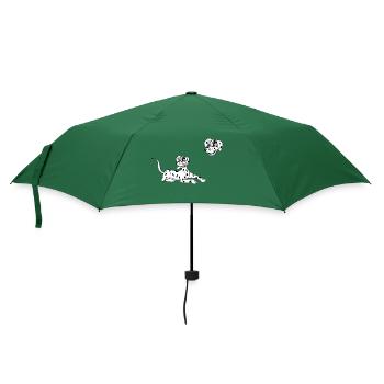 Dalmatiner - Regenschirm (klein) - Flaschengrün - Vorne