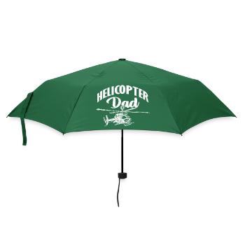 Helicopter Dad - Regenschirm (klein) - Flaschengrün - Vorne