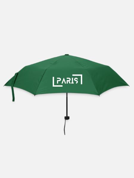 Paris - Regenschirm (klein) - Flaschengrün