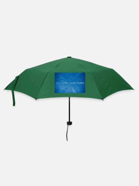 Strahle von innen. - Regenschirm (klein) - Flaschengrün