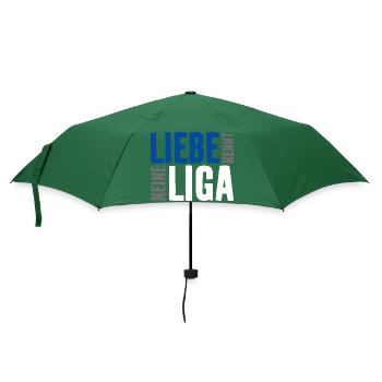 LIEBE KENNT KEINE LIGA - Regenschirm (klein) - Flaschengrün - Vorne