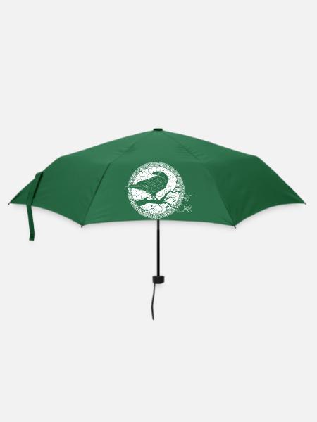 Ohdins Wickinger Raabe - Regenschirm (klein) - Flaschengrün