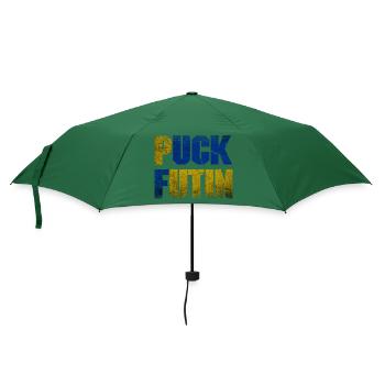 Puck Futin - Regenschirm (klein) - Flaschengrün - Vorne