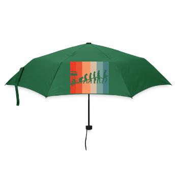 Feuerwehrmann Feuerwehrfrau , Evolution Feuerwehr - Regenschirm (klein) - Flaschengrün - Vorne