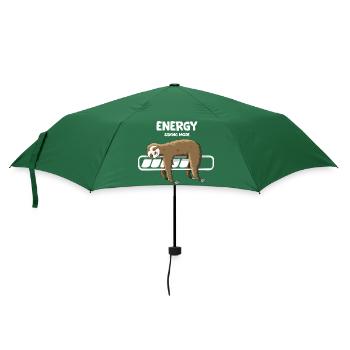 Faulheit und Energie - Regenschirm (klein) - Flaschengrün - Vorne